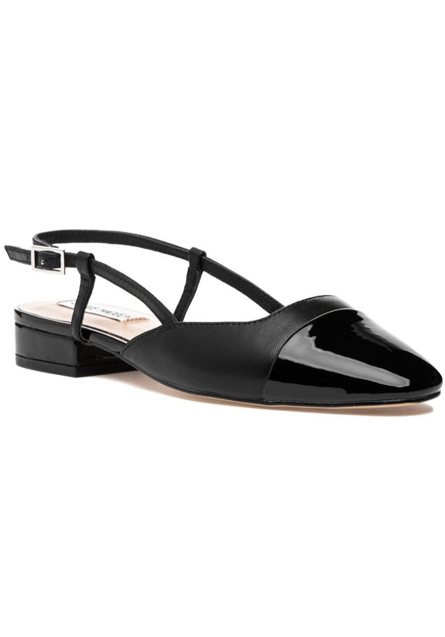Women Steve Madden Flats | Belinda Flat Black Leather