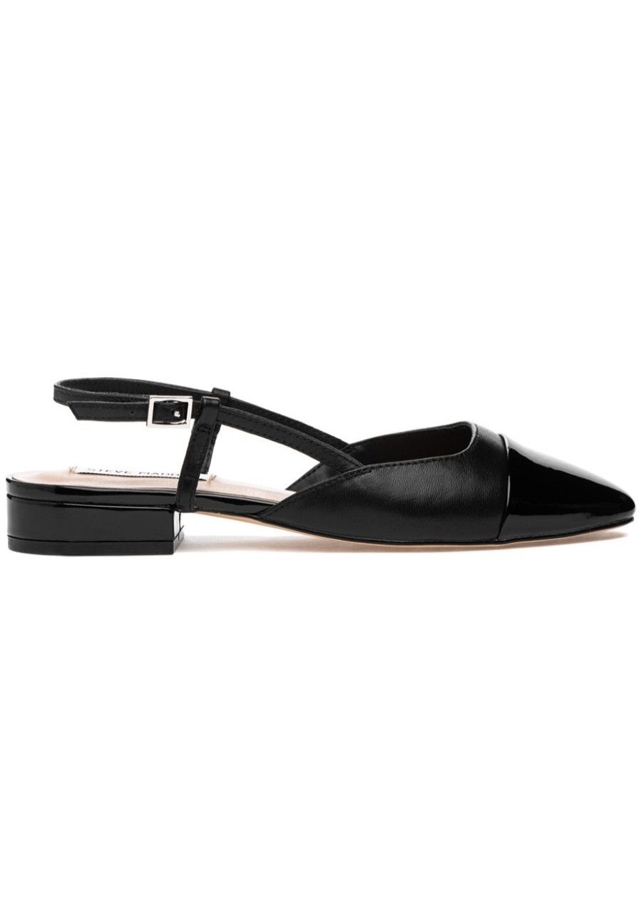 Women Steve Madden Flats | Belinda Flat Black Leather