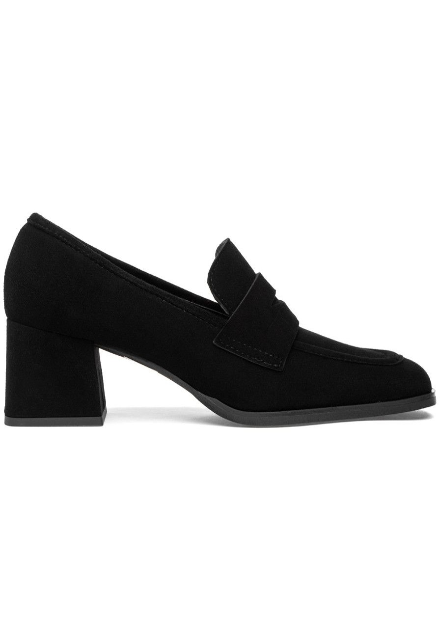 Women 275 Central Loafers & Oxfords | Lonzo Loafer Pump Black Suede