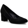 Women Jildor Pumps | Doug Pump Black Suede Combo