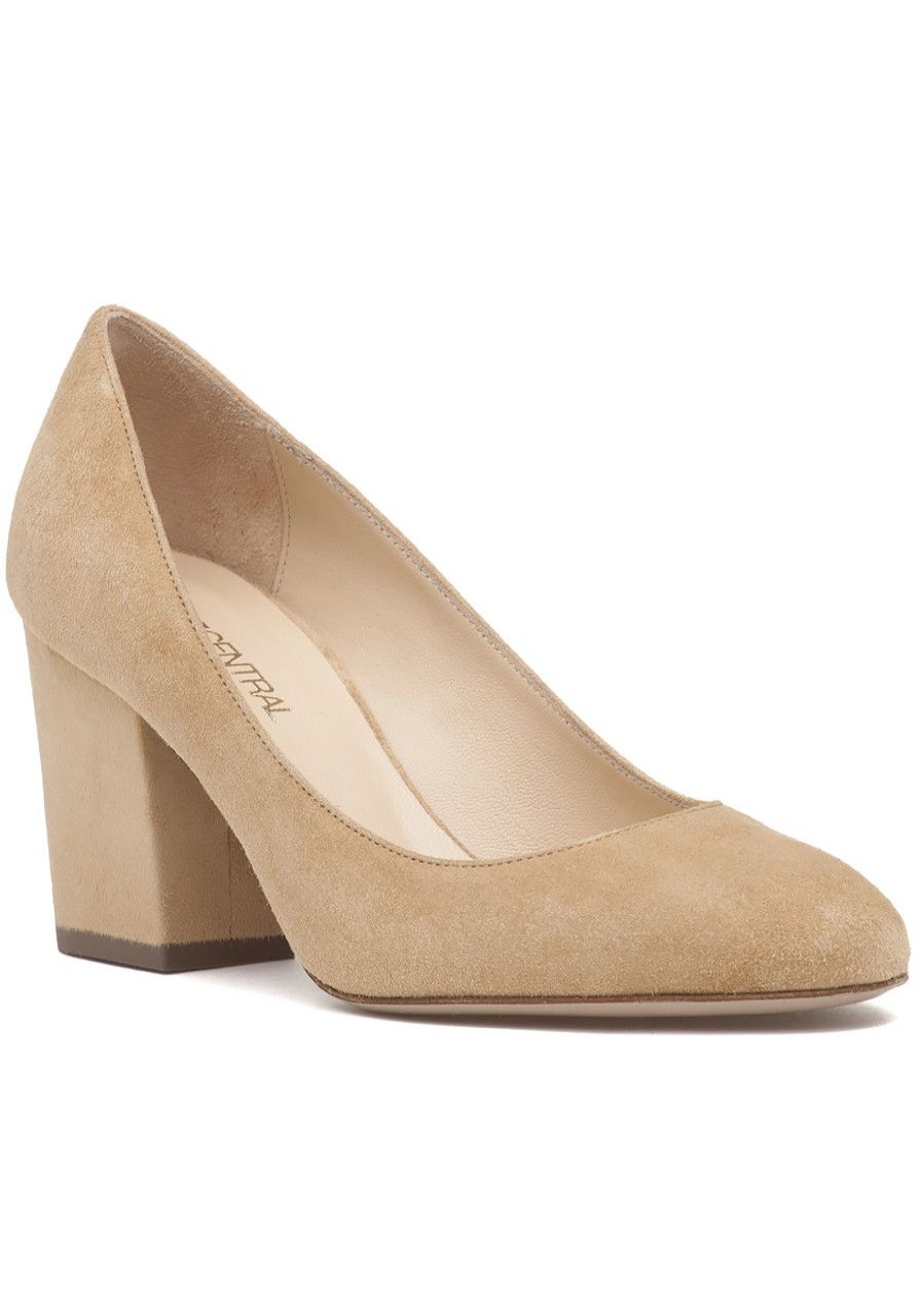 Women 275 Central Pumps | Quaglia Pump Camel Suede