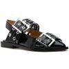 Women Steve Madden Flats | Graya Flat Black Patent