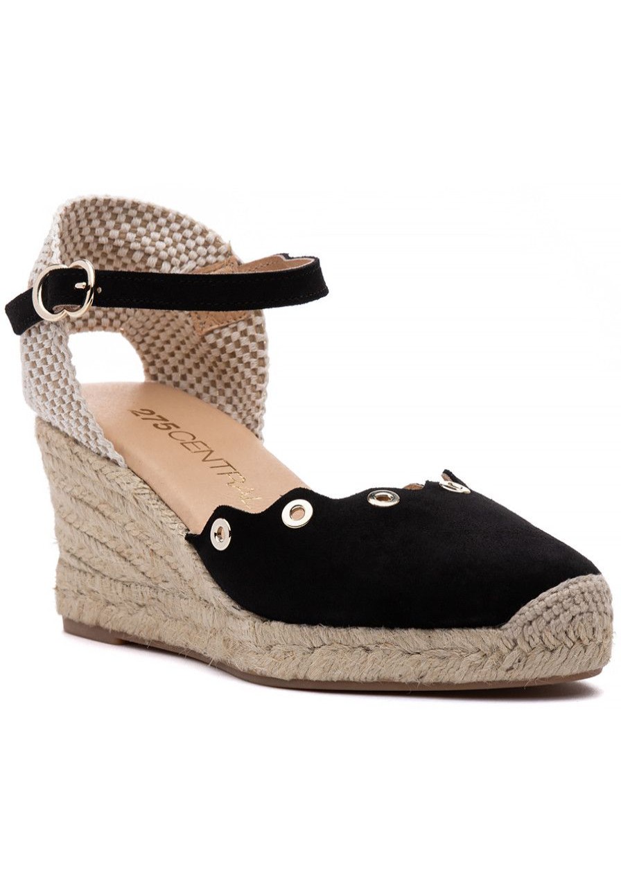 Women 275 Central Espadrilles | Lonjes Espadrille Wedge Black