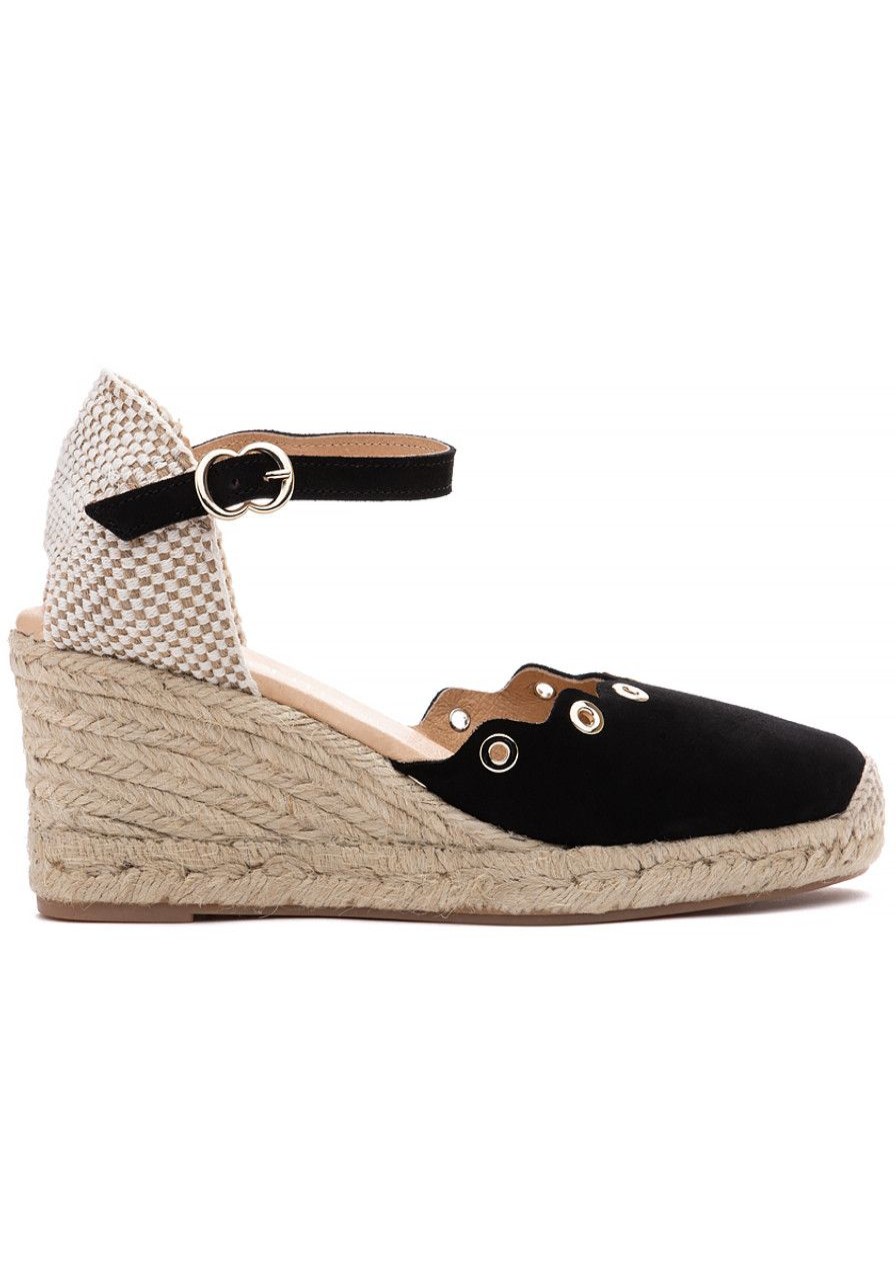 Women 275 Central Espadrilles | Lonjes Espadrille Wedge Black