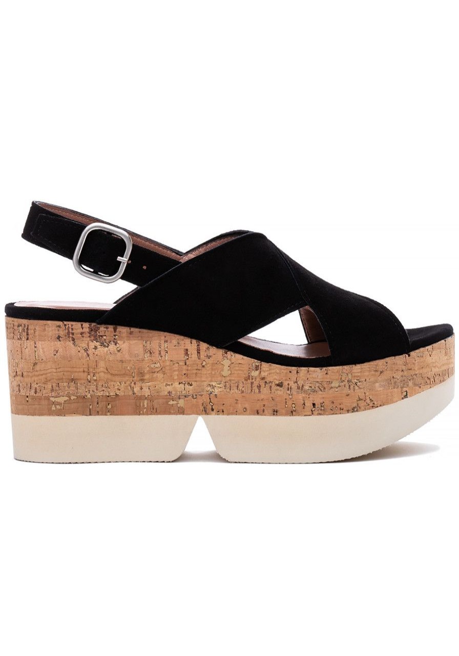 Women 275 Central Sandals | Heart Sandal Black Suede