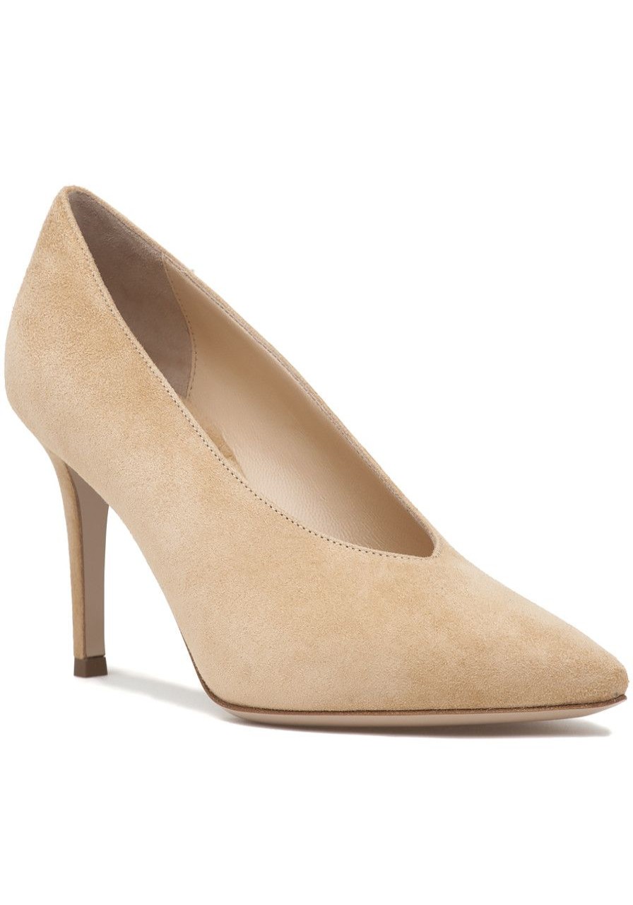 Women 275 Central Pumps | Draco Pump Camel Suede