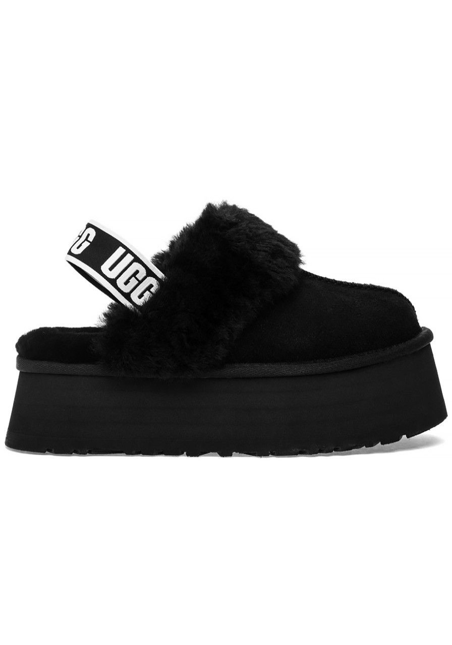 Women UGG® Slippers | Funkette Slipper Black