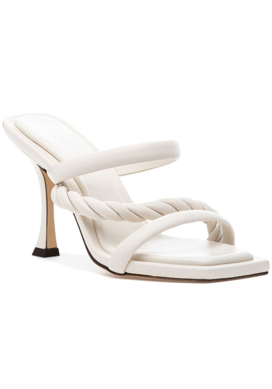 Women Jimmy Choo Pumps | Diosa 90 Sandal White Leather
