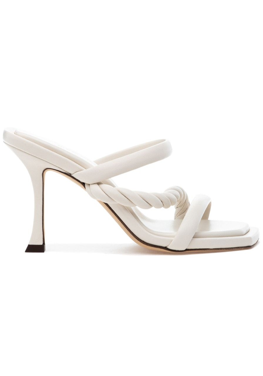 Women Jimmy Choo Pumps | Diosa 90 Sandal White Leather
