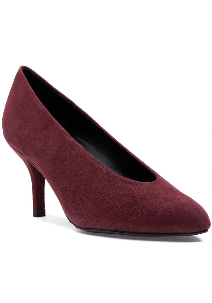 Women Jildor Pumps | Toast Pump Wine Suede