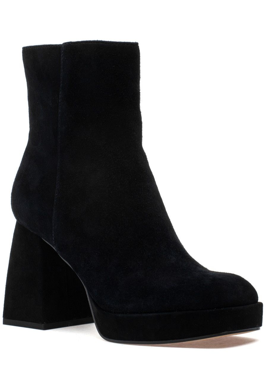 Women Dolce Vita Boots | Ulyses Boot Black Suede