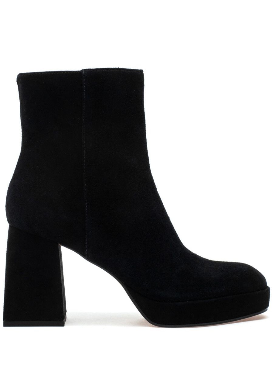 Women Dolce Vita Boots | Ulyses Boot Black Suede