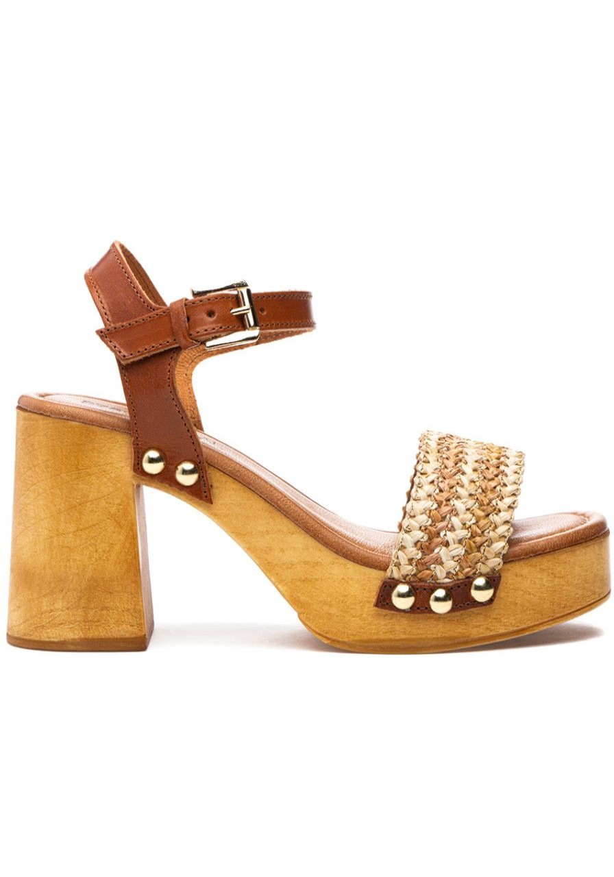 Women 275 Central Mules & Clogs | Slayton Sandal Natural Raffia