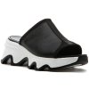 Women Sorel Sandals | Kinetic Impact Slide Sandal Black/Sea Salt