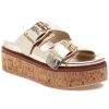 Women J/Slides Sandals | Belinda Sandal Gold Leather