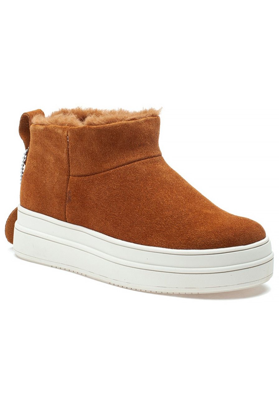 Women J/Slides Boots | Nia Wp Boot Tan Waterproof Suede