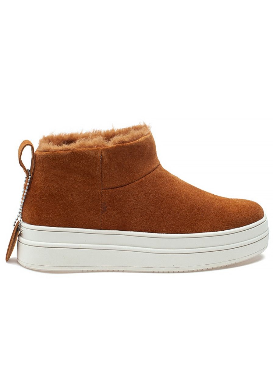 Women J/Slides Boots | Nia Wp Boot Tan Waterproof Suede