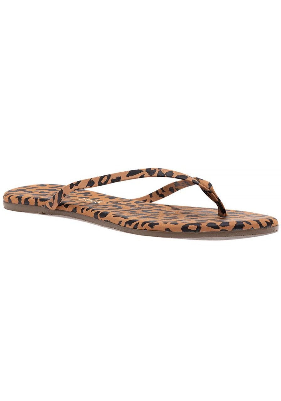 Women Tkees Sandals | Studio Exotic Flip Flop Cheetah