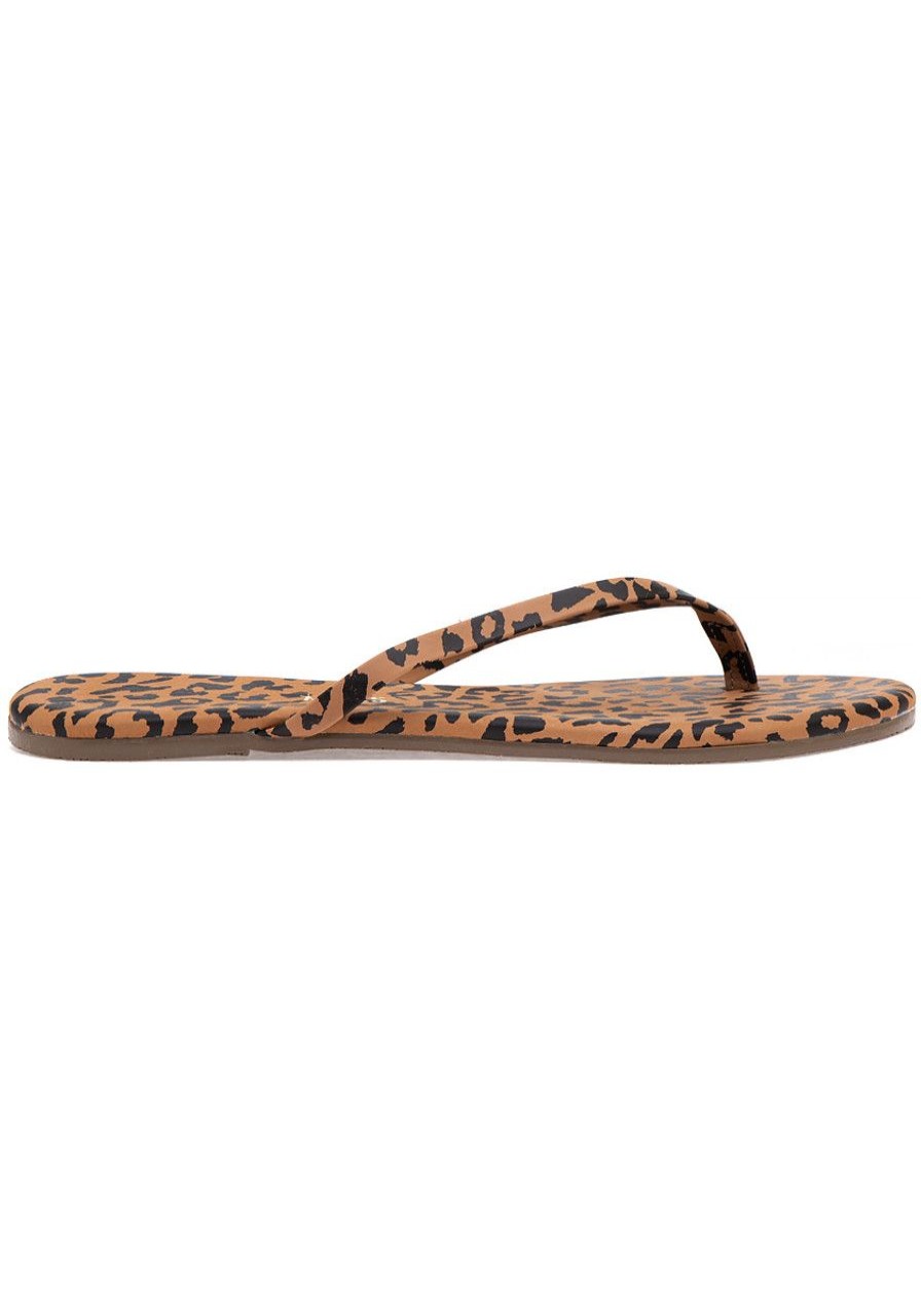 Women Tkees Sandals | Studio Exotic Flip Flop Cheetah