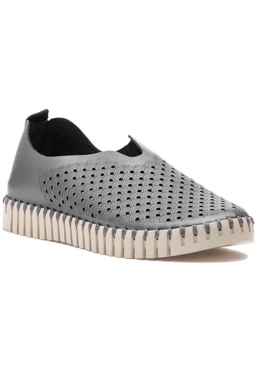 Women Ilse Jacobsen Sneakers | Tulip Sneaker Gunmetal