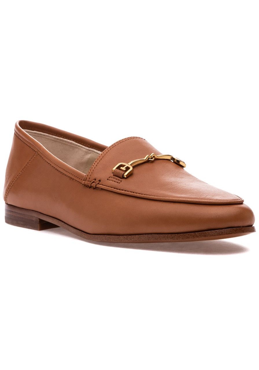 Women Sam Edelman Flats | Loraine Loafer Saddle Leather