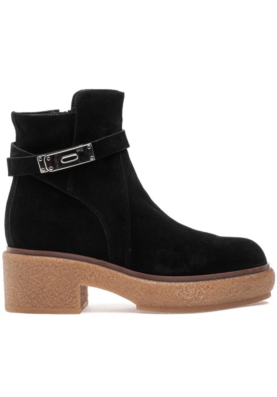 Women 275 Central Boots | Tori Boot Black Suede
