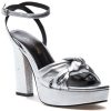 Women 275 Central Sandals | Miles Sandal Silver Metallic Leather