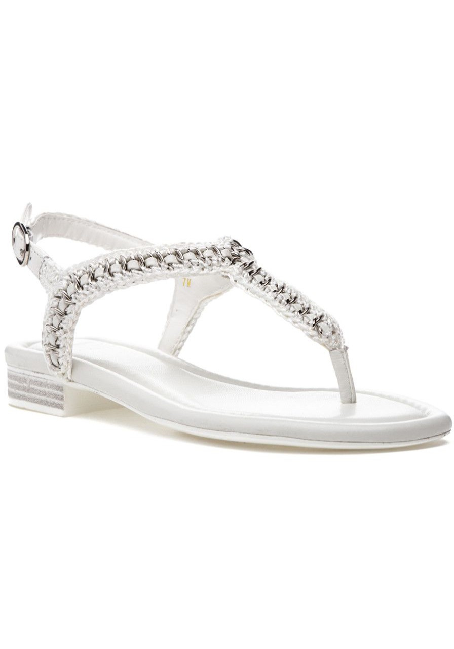 Women Jildor Sandals | Yaella Sandal White Nappa Leather