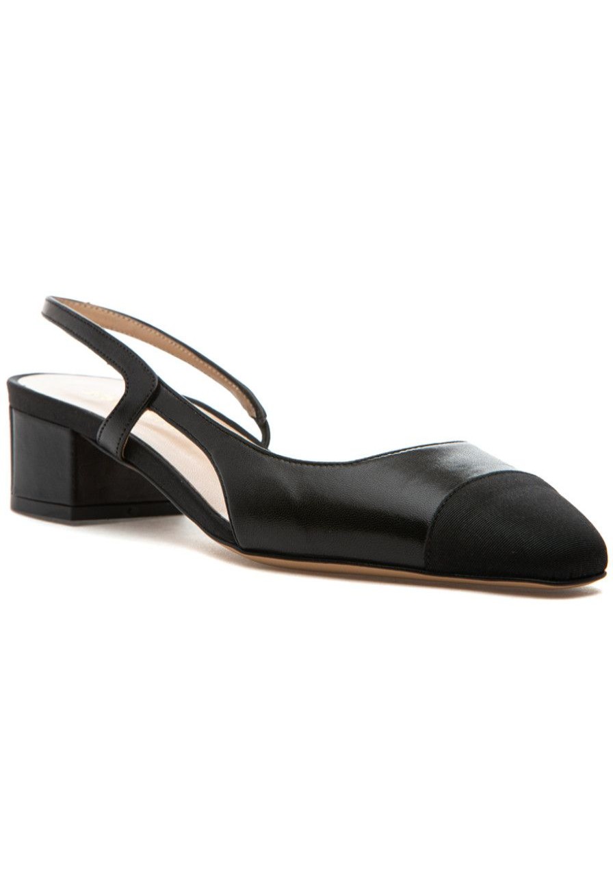 Women 275 Central Pumps | Fletcher Pump Black Leather