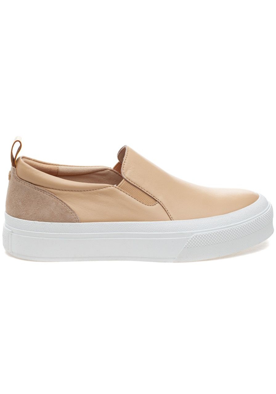 Women J/Slides Sneakers | Gia Sneaker Sand Leather