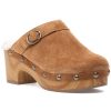 Women Chinese Laundry Mules & Clogs | Carlie Clog Brown Suede