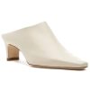 Women Staud Mules & Clogs | Wally Mule Cream Leather
