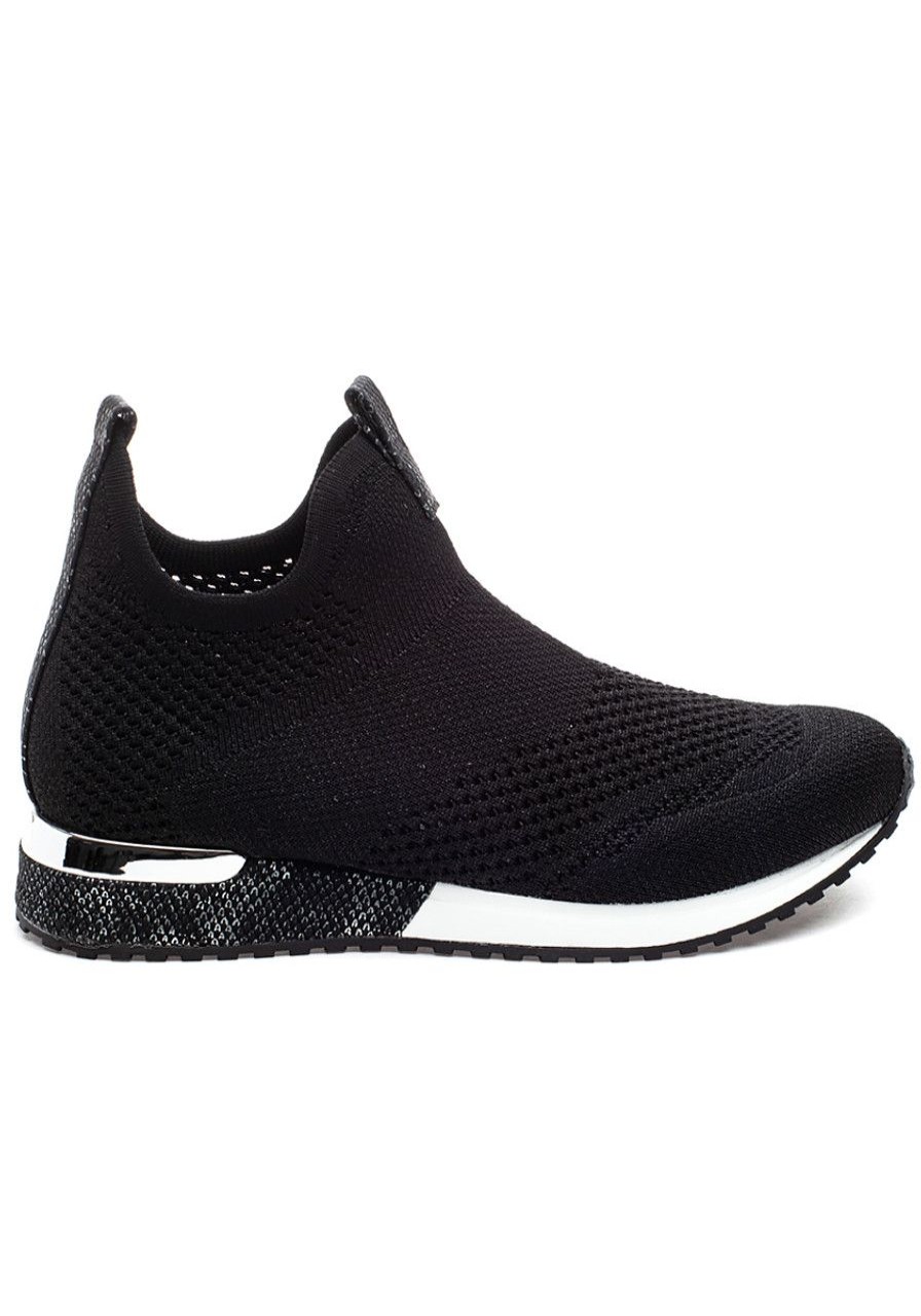 Women Urban Sport Sneakers | Orion Sneaker Black Knit