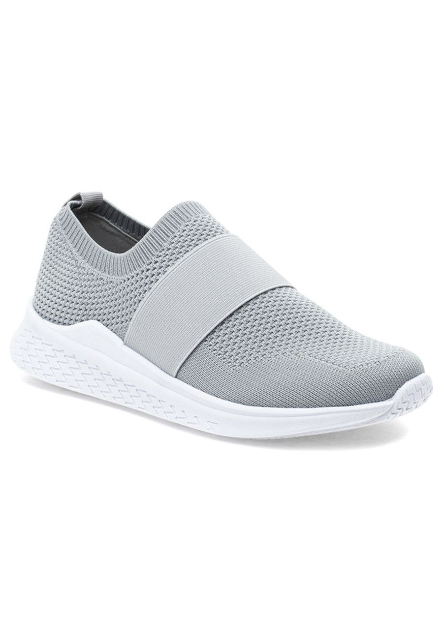 Women Urban Sport Sneakers | Delta Sneaker Light Grey Knit