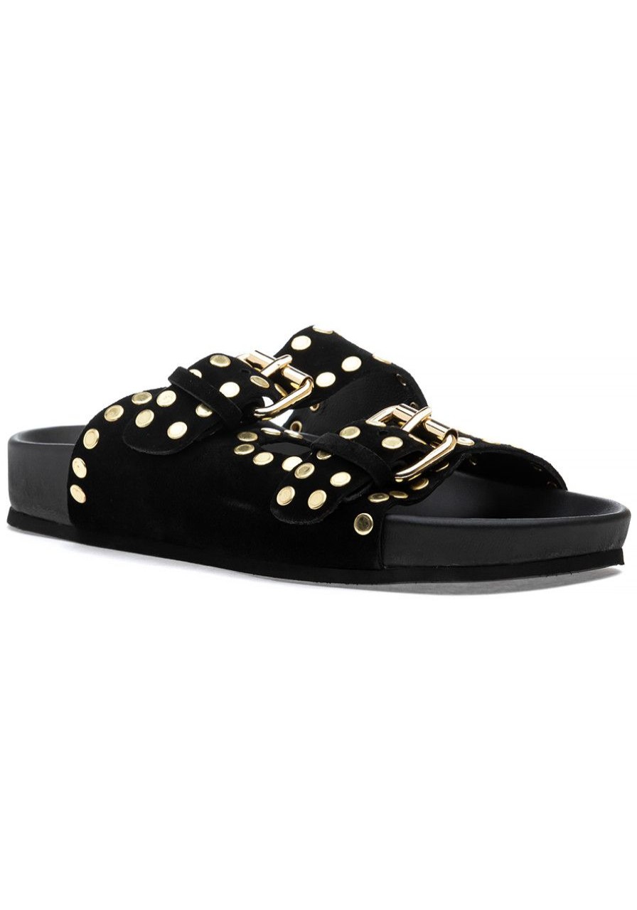 Women 275 Central Sandals | Paige Sandal Black Suede
