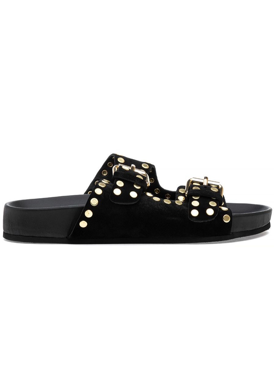 Women 275 Central Sandals | Paige Sandal Black Suede