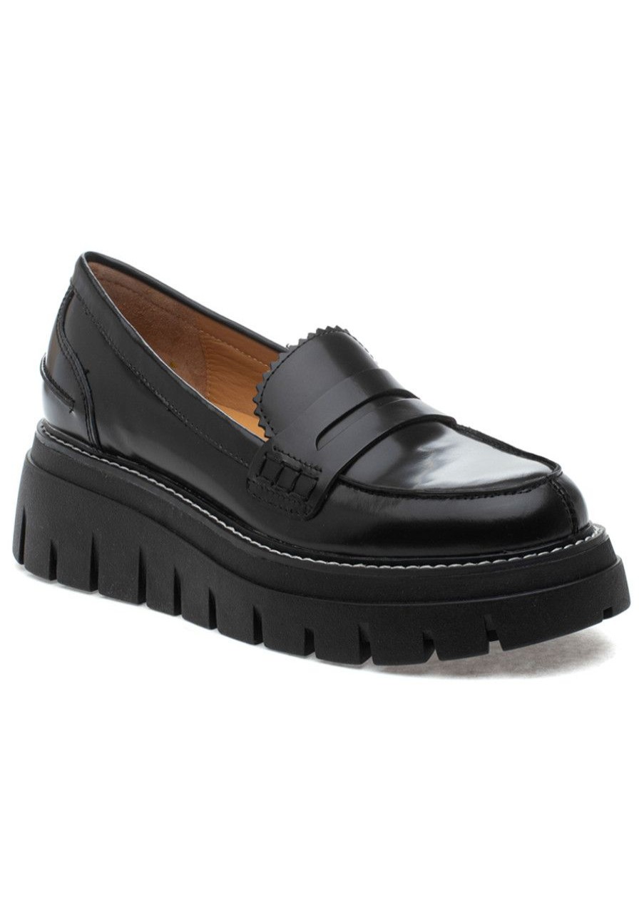 Women J/Slides Loafers & Oxfords | Tyler Loafer Black Leather
