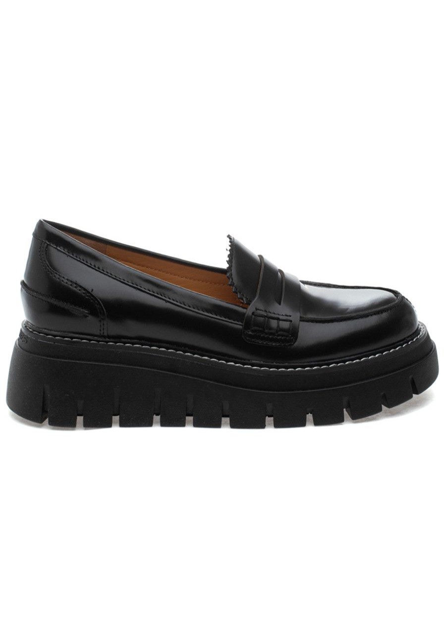 Women J/Slides Loafers & Oxfords | Tyler Loafer Black Leather