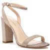 Women Pelle Moda Pumps | Brynn Sandal Platinum Gold