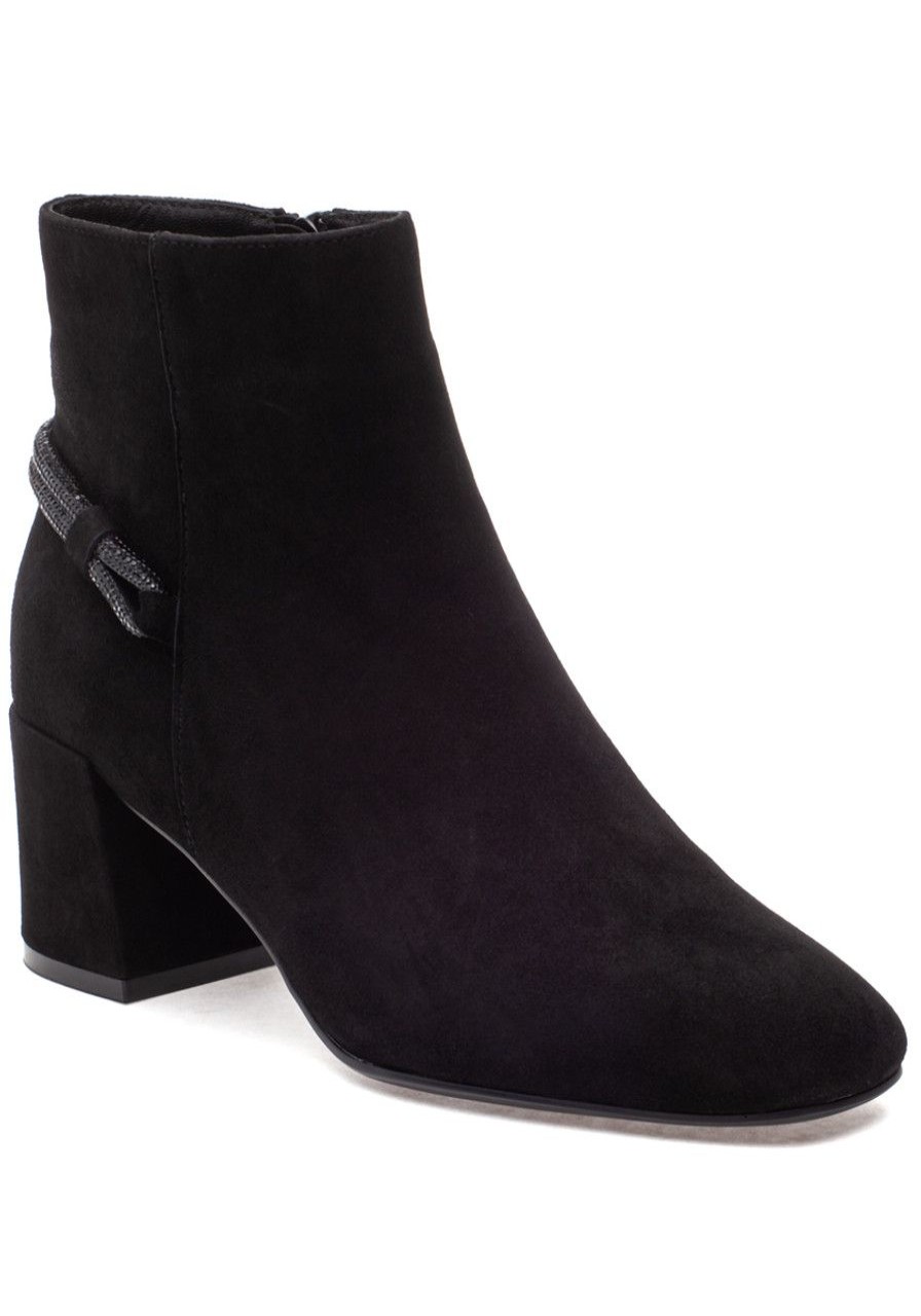 Women Jildor Boots | Shermy Boot Black Suede
