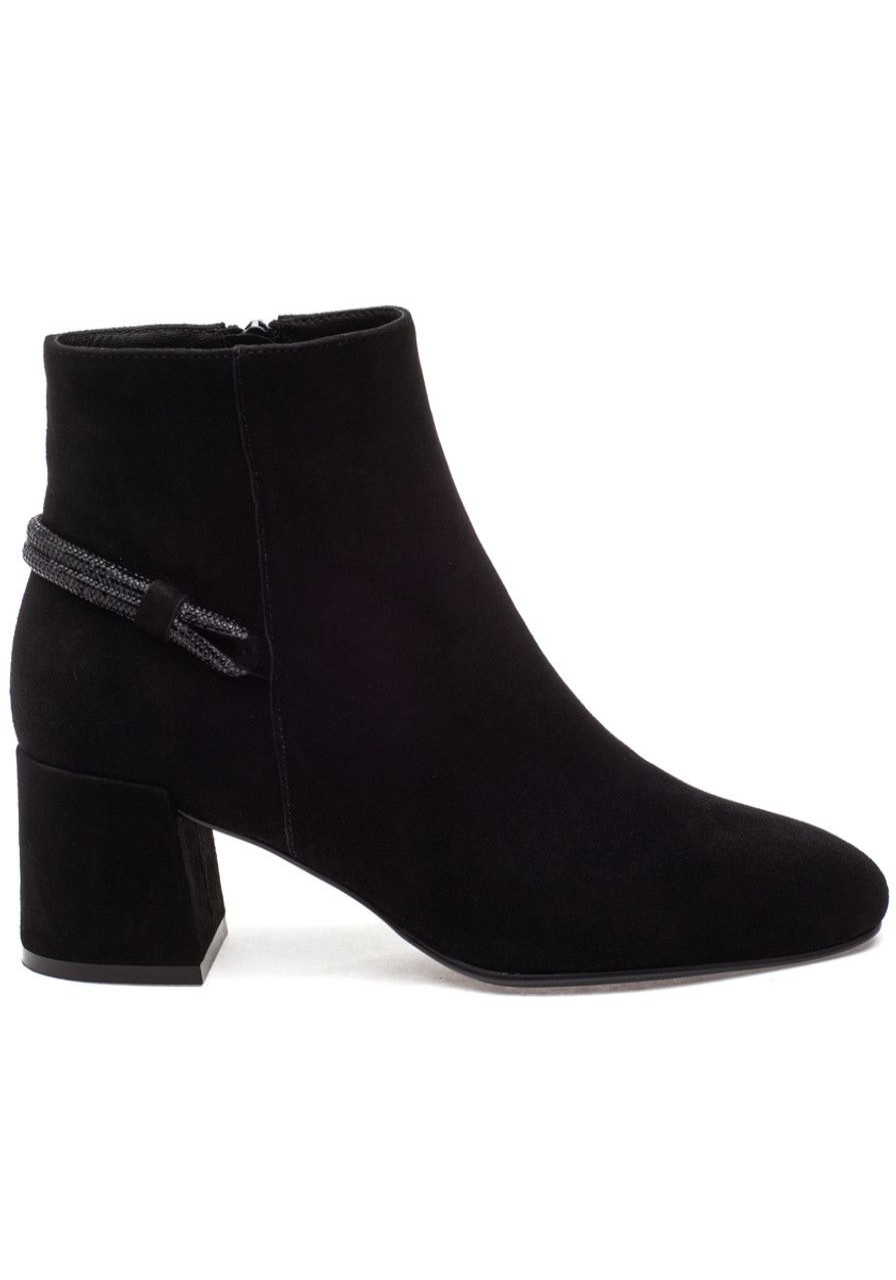 Women Jildor Boots | Shermy Boot Black Suede