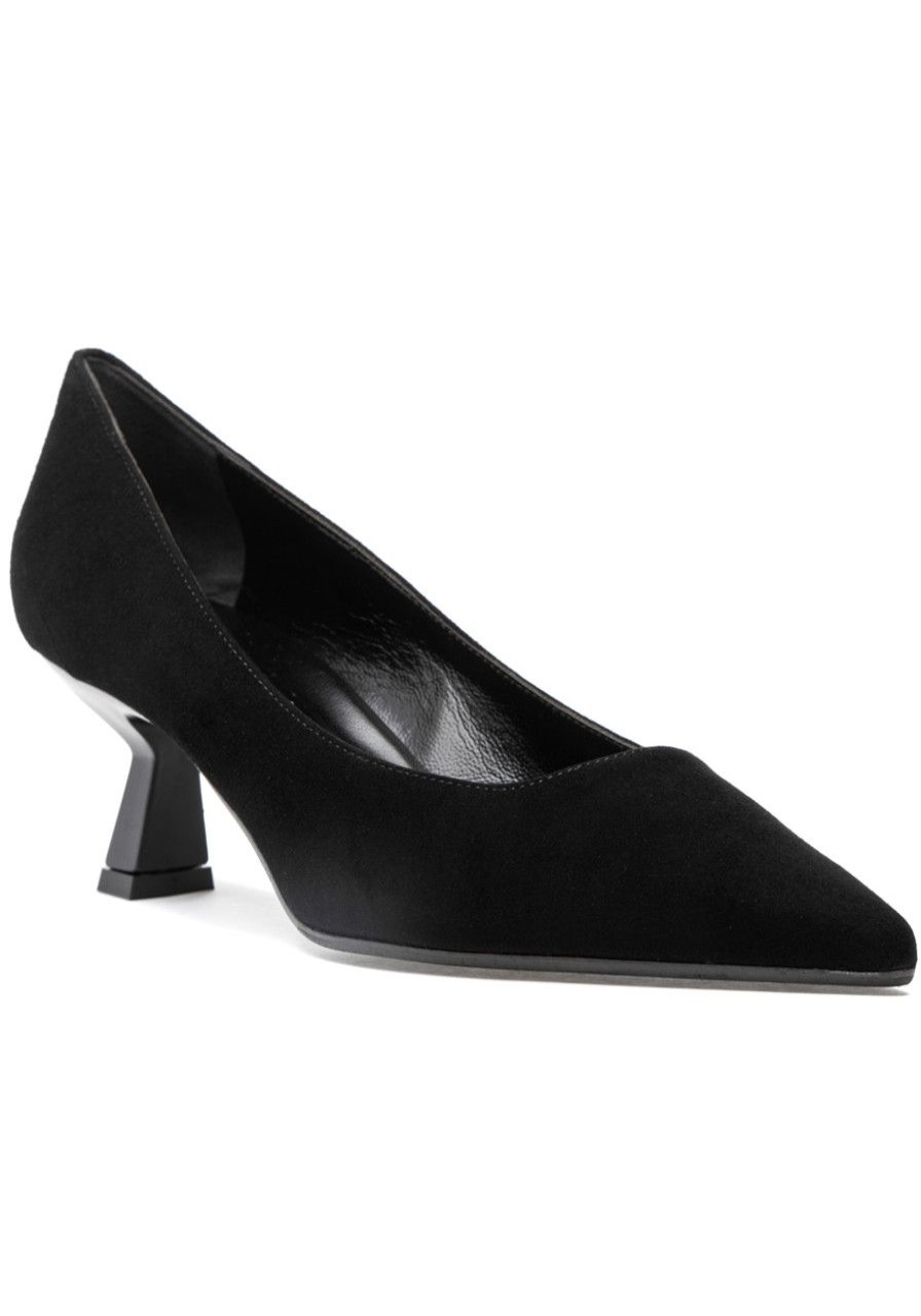 Women 275 Central Pumps | Fasching Pump Black Suede