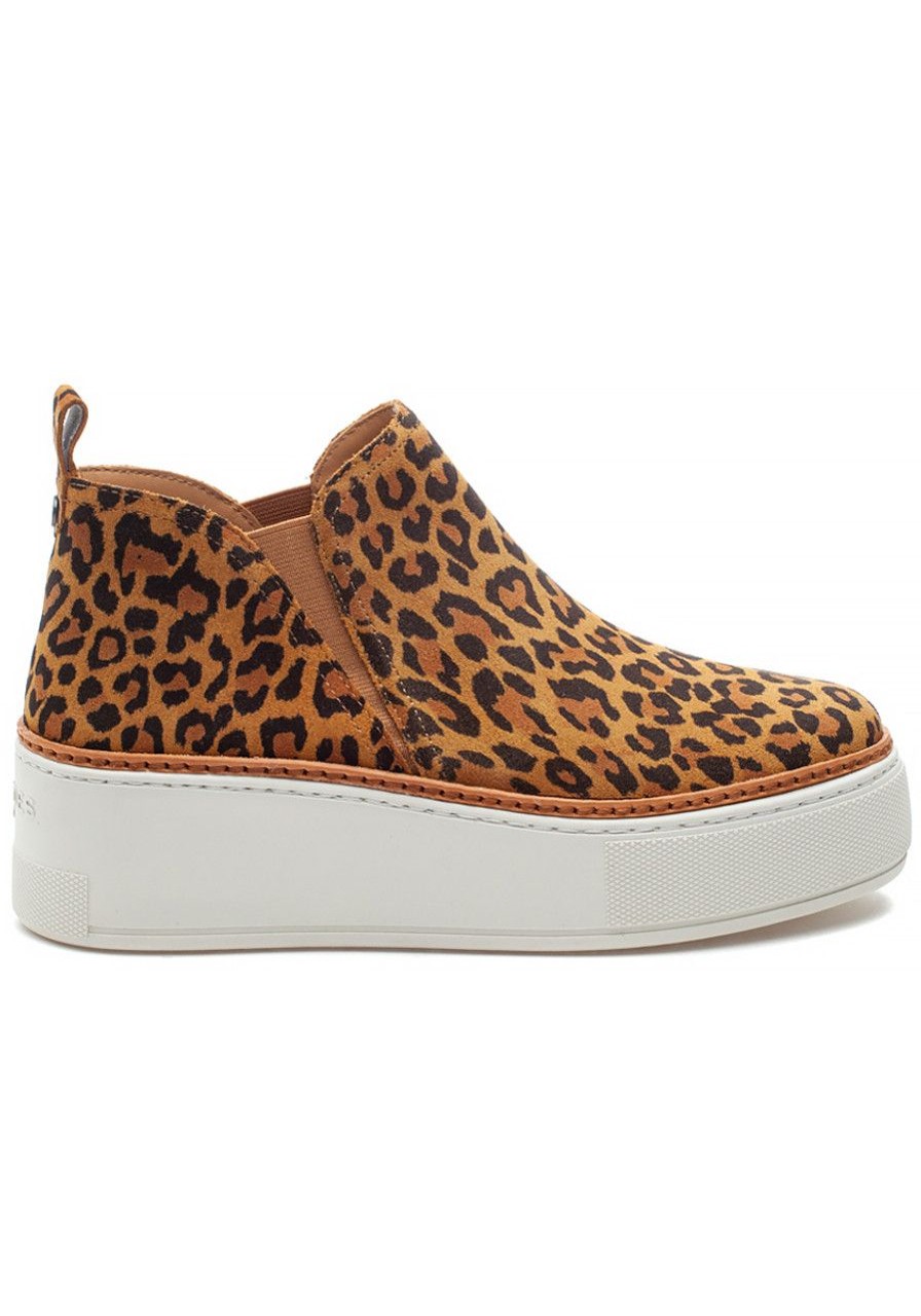 Women J/Slides Sneakers | Mika Sneaker Tan Multi Suede