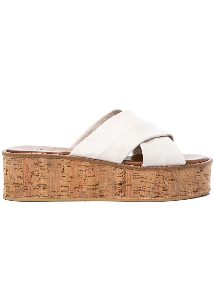 Women 275 Central Sandals | Irving Sandal Crema Leather