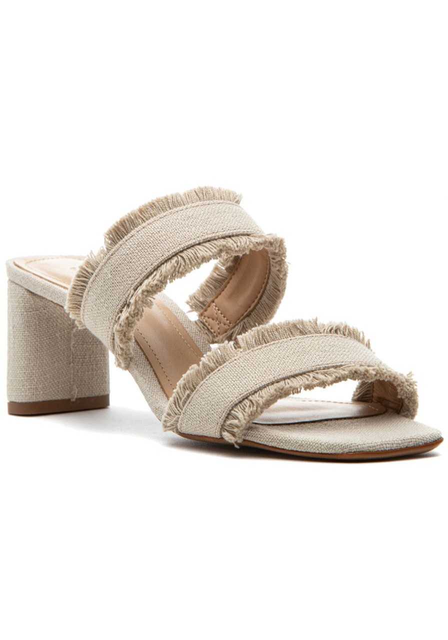 Women Schutz Sandals | Amely Mid Sandal Oyster