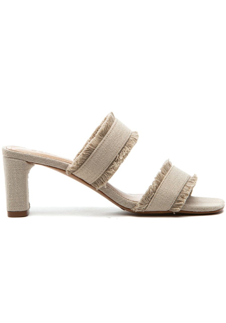 Women Schutz Sandals | Amely Mid Sandal Oyster
