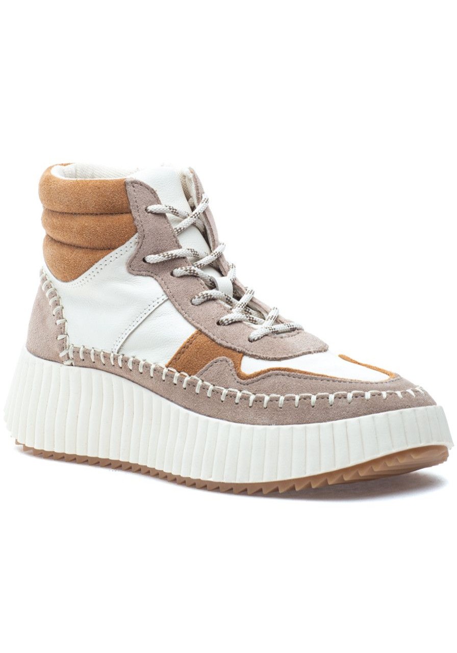 Women Dolce Vita Sneakers | Daley Sneaker Taupe Multi Suede