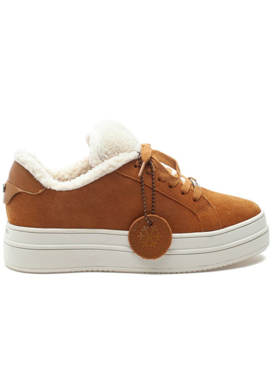 Women J/Slides Sneakers | Ninka Sneaker Tan Waterproof Suede