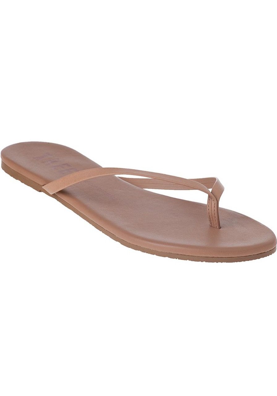Women Tkees Sandals | Foundations Flip Flop Coco Butter Leather