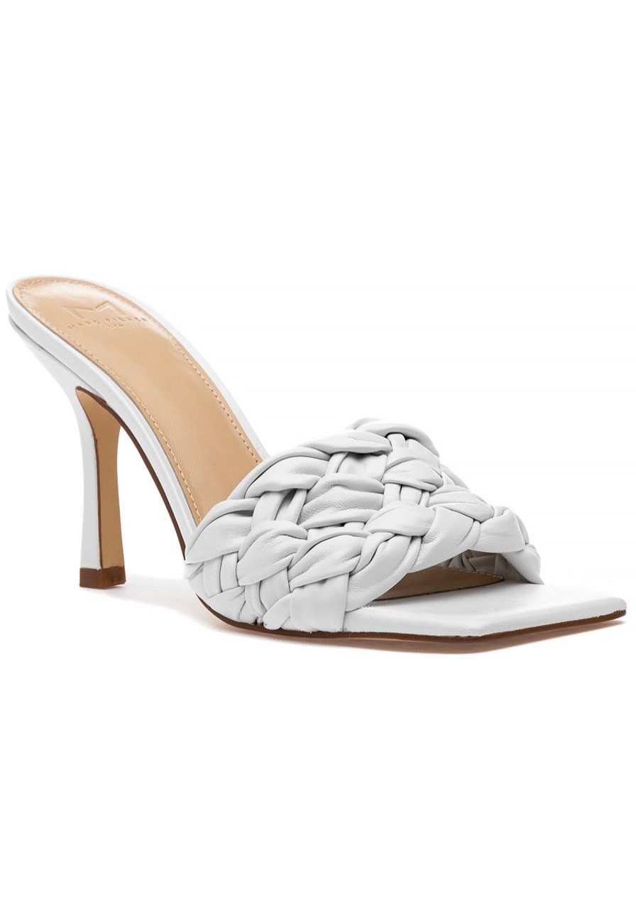 Women Marc Fisher Sandals | Draya Sandal White Leather